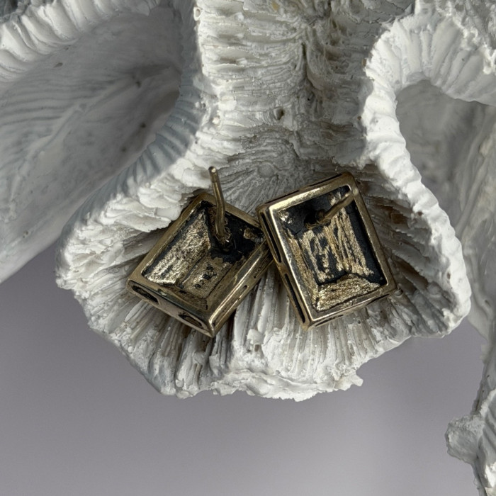 Vintage 925 Sterling Silver Marcasite Earrings