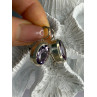 Beautiful Vintage 925 Sterling Silver Amethyst Earrings