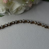 925 Sterling Silver Gold Plated CZ Bracelet Length 7.5 Inch