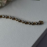 925 Sterling Silver Gold Plated CZ Bracelet Length 7.5 Inch