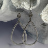 925 Sterling Silver Teardrop CZ Earrings