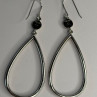 925 Sterling Silver Teardrop CZ Earrings