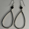 925 Sterling Silver Teardrop CZ Earrings