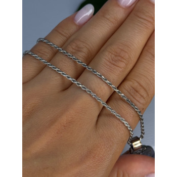 Vintage 925 Sterling Silver Abalone Necklace Length 20 inch