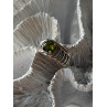 925 Sterling Silver Peridot Ring Size 6