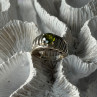 925 Sterling Silver Peridot Ring Size 6