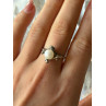 925 Sterling Silver Pearl Ring Size 9