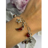 Starry Sky 925 Sterling Silver Amber Bracelet Length 7.5