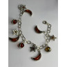 Starry Sky 925 Sterling Silver Amber Bracelet Length 7.5