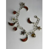Starry Sky 925 Sterling Silver Amber Bracelet Length 7.5