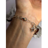 Starry Sky 925 Sterling Silver Amber Bracelet Length 7.5