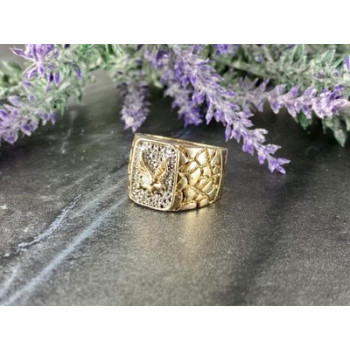 Men'S 925 Sterling Silver Gold Plated 