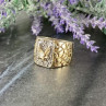 Men'S 925 Sterling Silver Gold Plated 