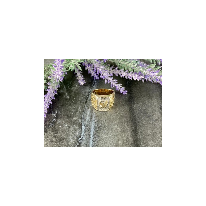 Men'S 925 Sterling Silver Gold Plated 