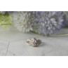 925 Sterling Silver Morganite, Rubellite and Quartz Ring Size 5.5
