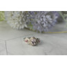 925 Sterling Silver Morganite, Rubellite and Quartz Ring Size 5.5