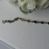 925 Sterling Silver Amethyst Citrine Garnet Peridot Topaz Bracelet Length 7.5 In