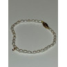 18K YELLOW GOLD BRACELET FRESHWATER PEARLS SIZE 7.5