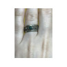 Vintage 925 Sterling Silver Green Nephrite (Jade) Ring Size 7.5
