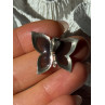 925 Sterling Silver Enamel Marcasite Butterfly Pendant