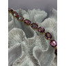 925 Sterling Silver Gold Plated Pink Mystic Topaz Bracelet Length 8.5 Inch