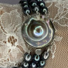 925 Sterling Silver Unique Bracelet Freshwater Pearls Lenght 8 Inch