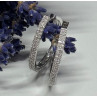 925 Sterling Silver CZ Earrings