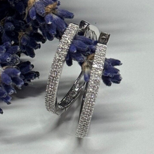 925 Sterling Silver CZ Earrings