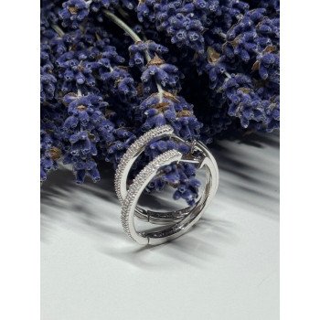 925 Sterling Silver CZ Earrings