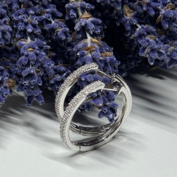 925 Sterling Silver CZ Earrings