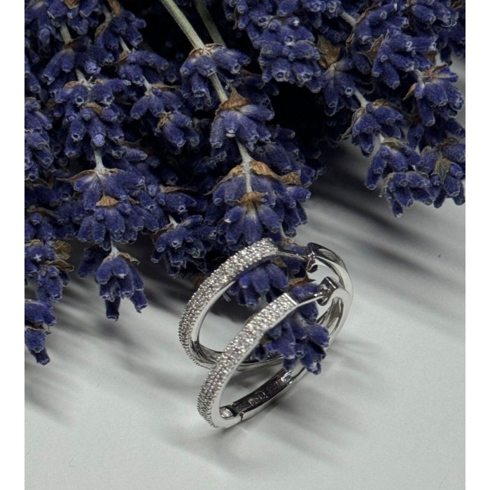 925 Sterling Silver CZ Earrings