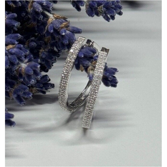 925 Sterling Silver CZ Earrings