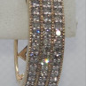 10K Yellow Gold Diamonds 0.9 Carat Earrings Length 18 mm
