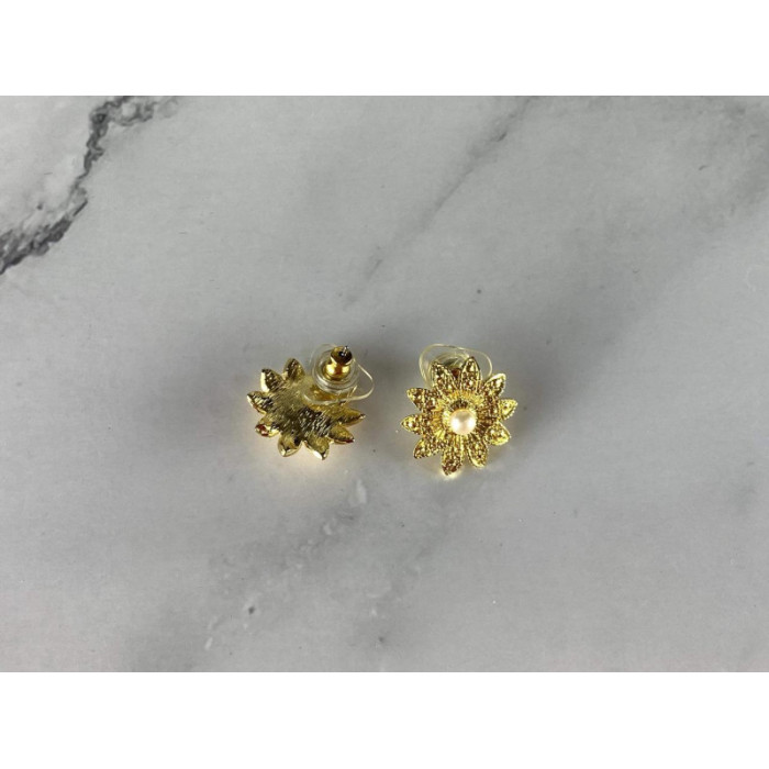 925 STERLING SILVER GOLD PLATED PEARLS 