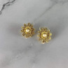 925 STERLING SILVER GOLD PLATED PEARLS 