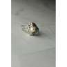 925 Sterling Silver Pearl and Marcasites Ring Size 6.5