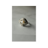 925 Sterling Silver Pearl and Marcasites Ring Size 6.5