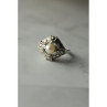 925 Sterling Silver Pearl and Marcasites Ring Size 6.5