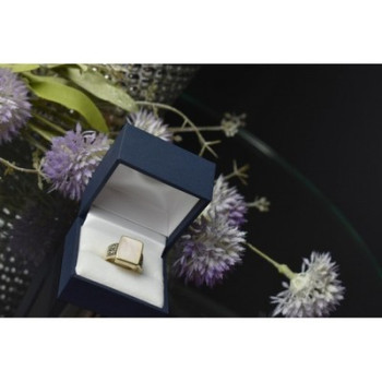 925 Sterling Silver Mother of Pearl Ring Size 6.5