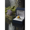 925 Sterling Silver Yellow Jasper Ring Size 7.5