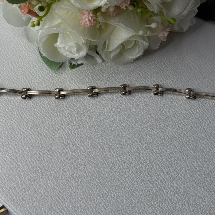 Classy Italy 925 Sterling Silver Bracelet Length 6.5 Inch
