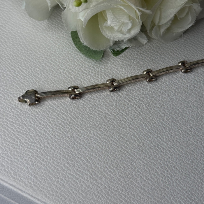 Classy Italy 925 Sterling Silver Bracelet Length 6.5 Inch