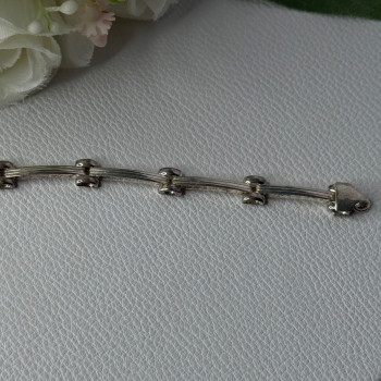 Classy Italy 925 Sterling Silver Bracelet Length 6.5 Inch