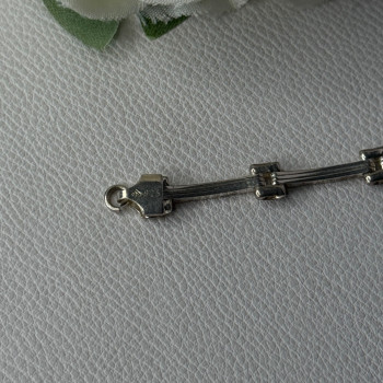 Classy Italy 925 Sterling Silver Bracelet Length 6.5 Inch