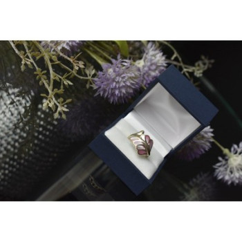 925 Sterling Silver Mother of Pearl Inserts Ring Size 6.5