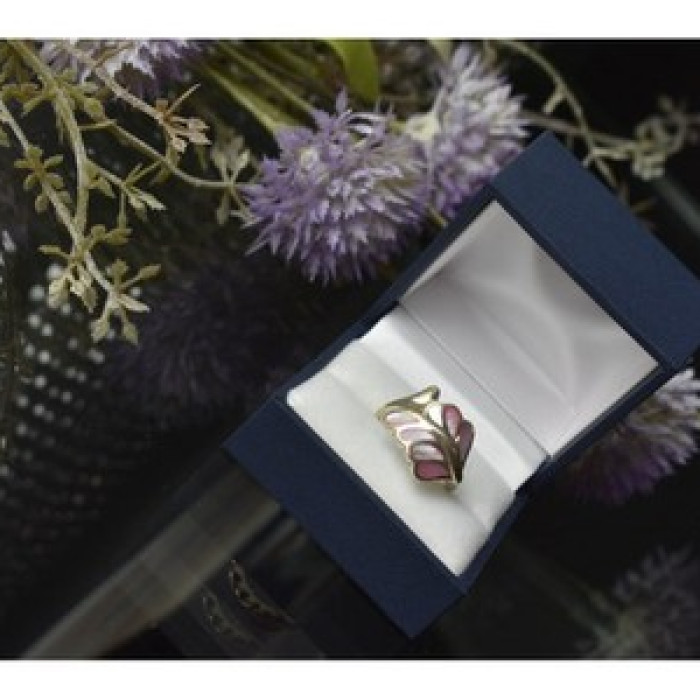 925 Sterling Silver Mother of Pearl Inserts Ring Size 6.5