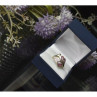 925 Sterling Silver Mother of Pearl Inserts Ring Size 6.5