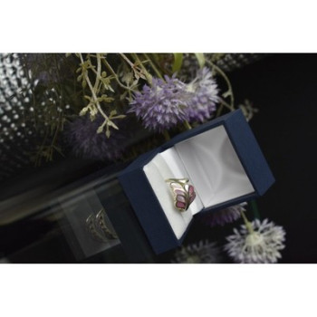 925 Sterling Silver Mother of Pearl Inserts Ring Size 6.5