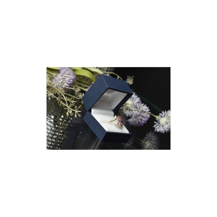 925 Sterling Silver Mother of Pearl Inserts Ring Size 6.5