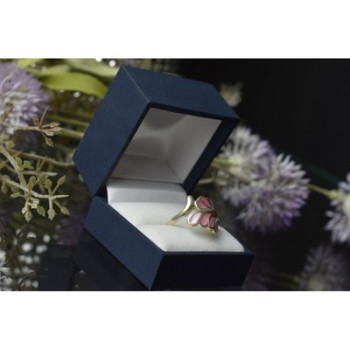 925 Sterling Silver Mother of Pearl Inserts Ring Size 6.5